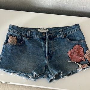 Chloe girls jeans shorts